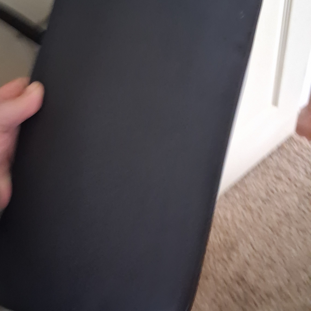 Michael Kors Navy Blue and White Striped Tote with Gold Accents. - Picture 6 of 6